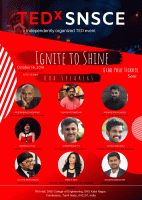 TEDX SNSCE 2019 TEDx Poster